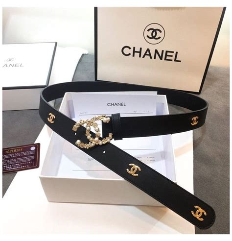 chanel belt with squiggle|Chanel b18552 belt.